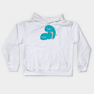 Inappropriate Cerulean Pillbugs Kids Hoodie